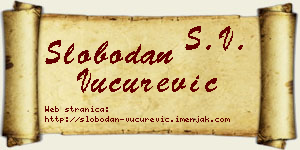 Slobodan Vučurević vizit kartica